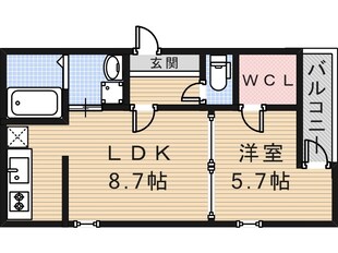 フジパレス住吉の物件間取画像